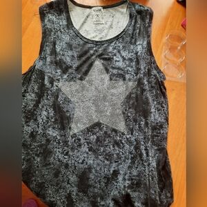 Vocal star studded tank top